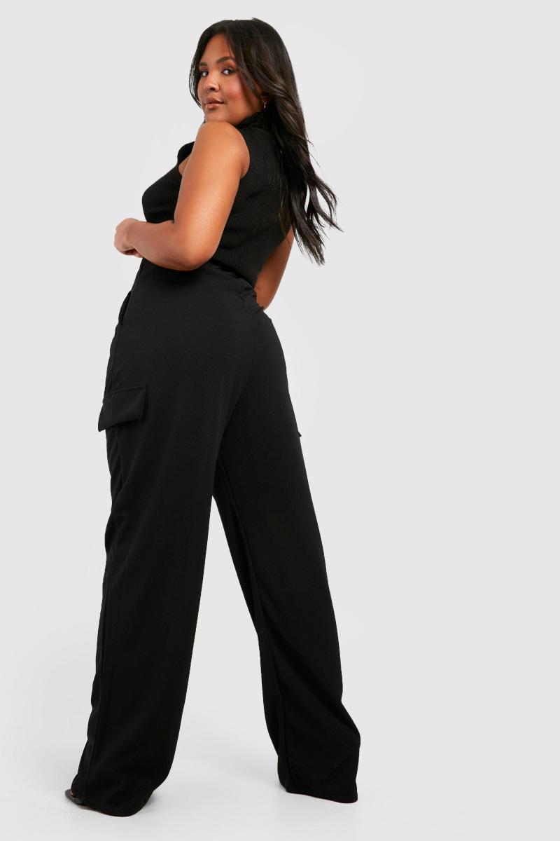 Плюс широкі брюки карго