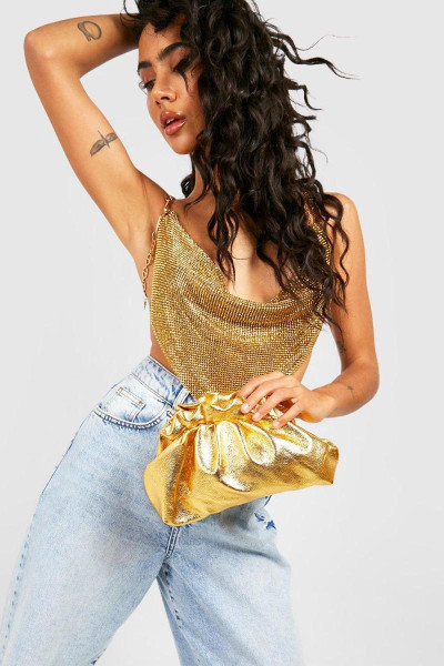 Сумка-клатч з оборками