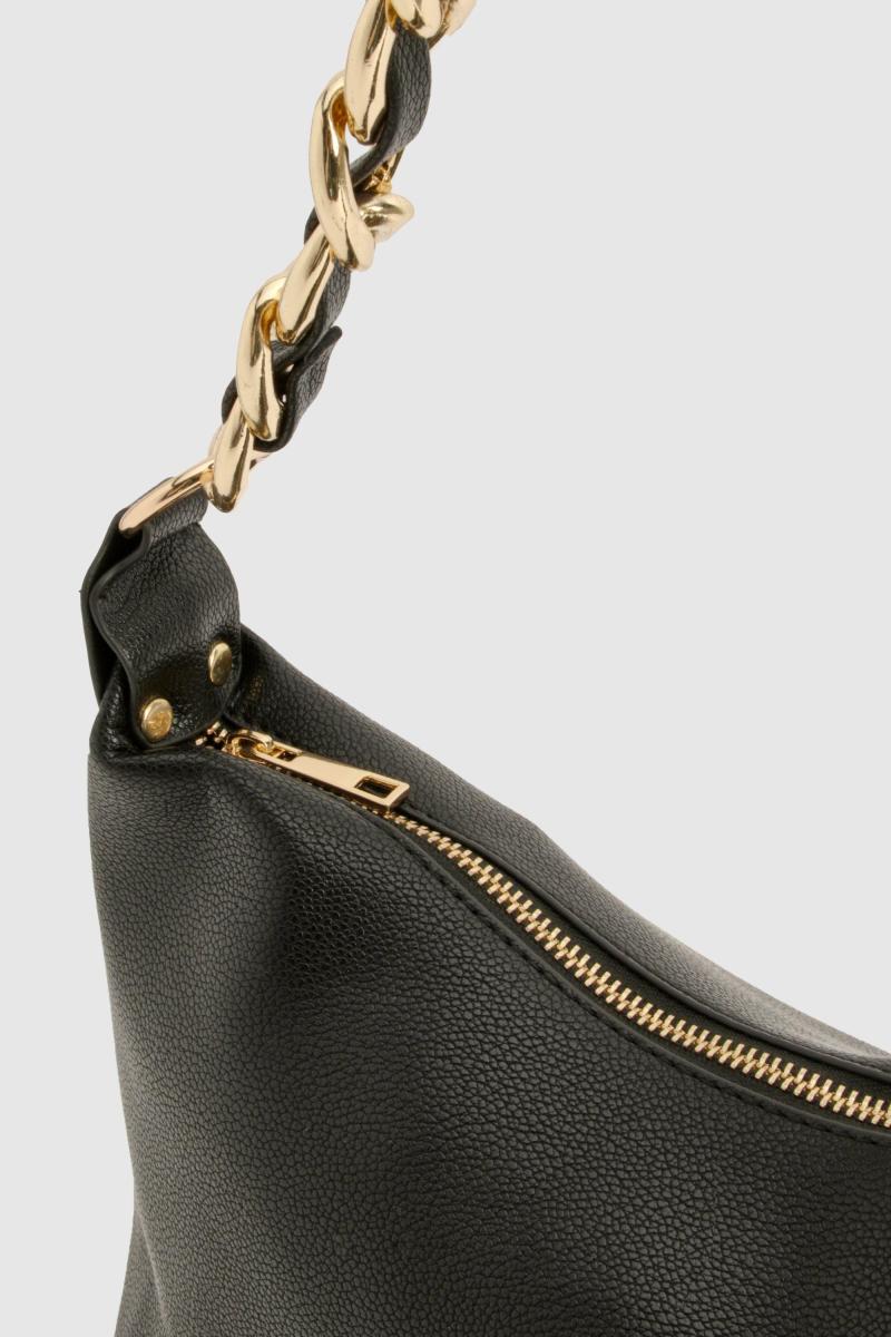 Сумка через плече на ланцюжку зі штучної шкіри