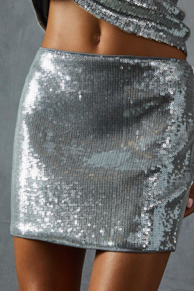 Міні -спідниця з високою талією