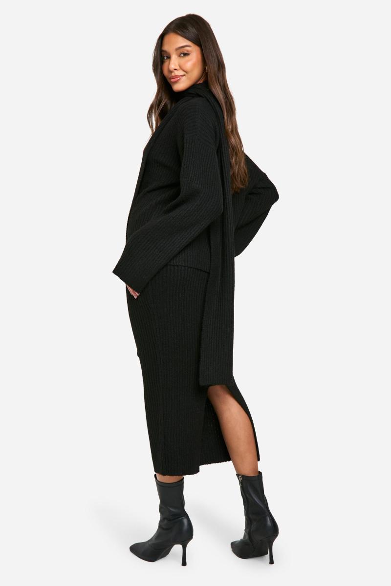 М'яка трикотажна спідниця Midaxi