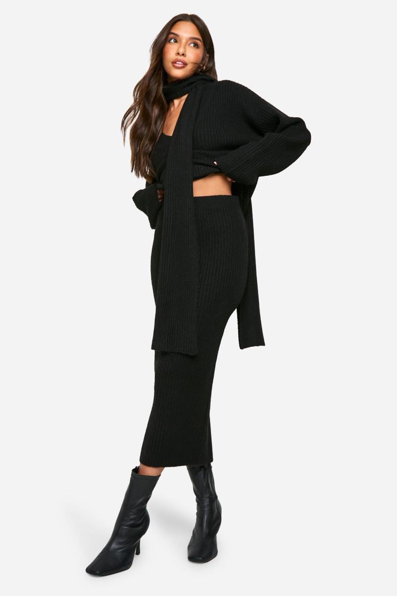 М'яка трикотажна спідниця Midaxi