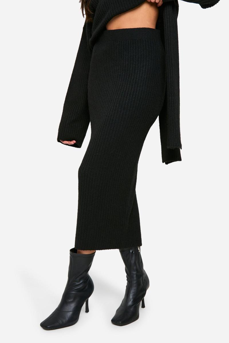 М'яка трикотажна спідниця Midaxi