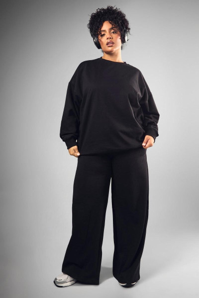 Плюс Dsgn Studio Вишиті джоггери з прямими ногами