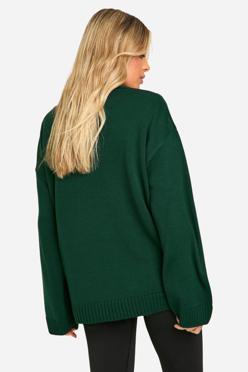 Трикотажний джемпер з круглим вирізом DSGN