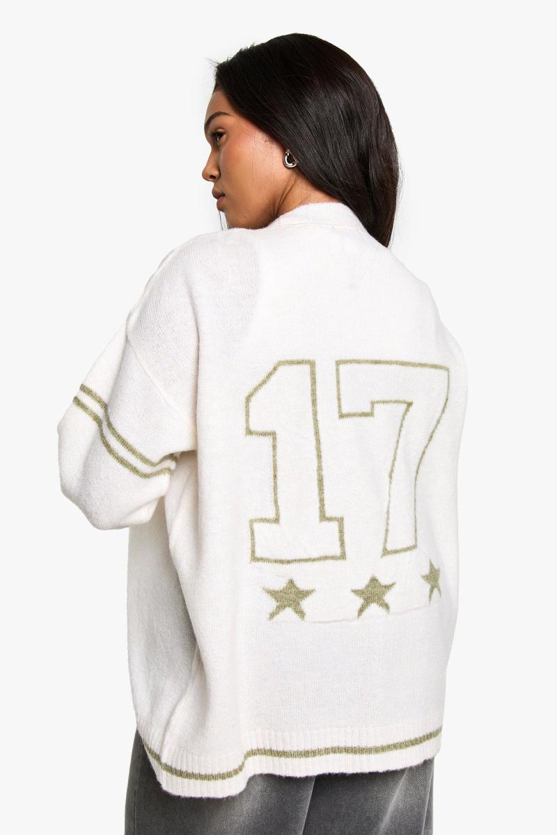 Плюс негабаритний в'язаний хлопець кардиган