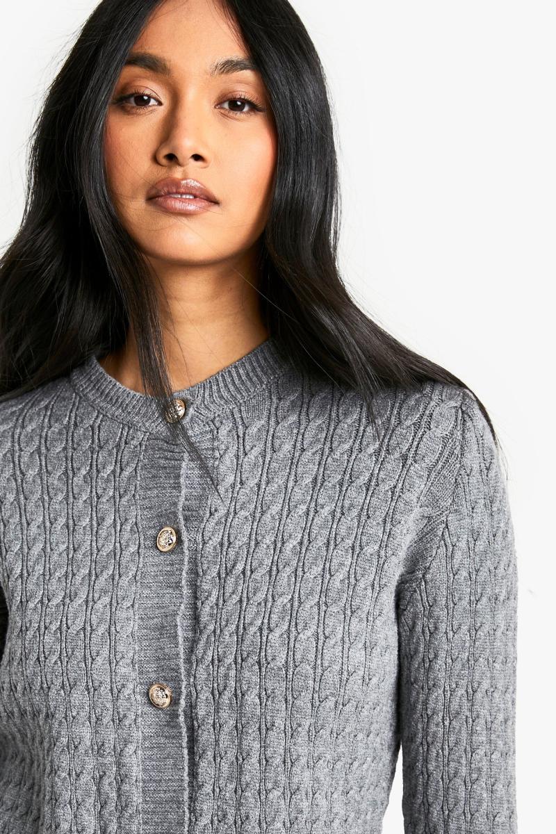 Суперм’який в’язаний кардиган із ґудзиками