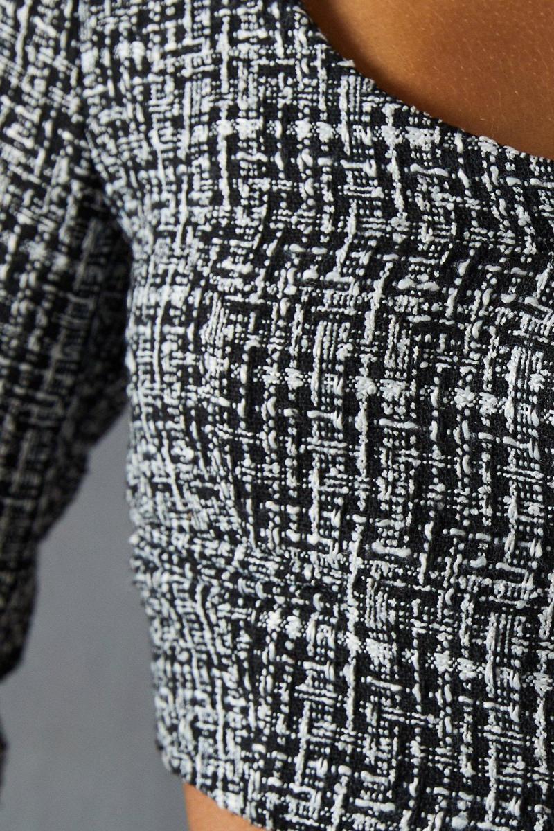 Обрізана куртка Boucle Feather 