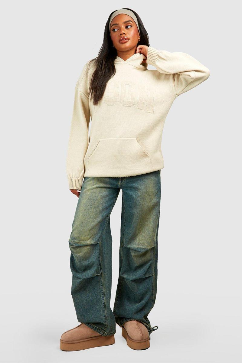 Велика толстовка зі зворотним швом Dsgn