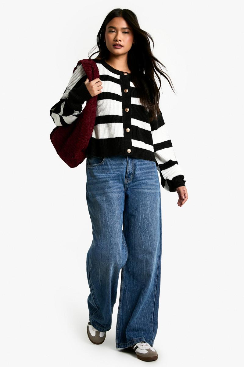 Контраст смуги кардиган