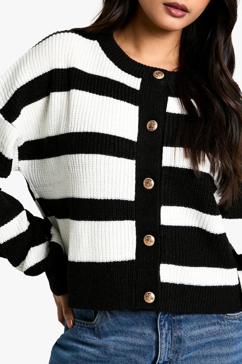 Контраст смуги кардиган