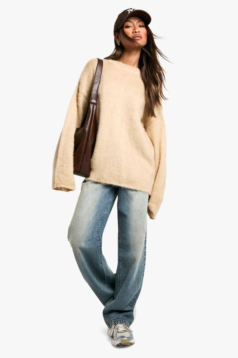 Суперм'який джемпер з круглим вирізом