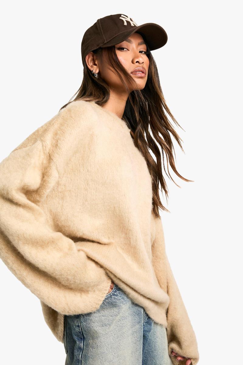 Суперм'який джемпер з круглим вирізом