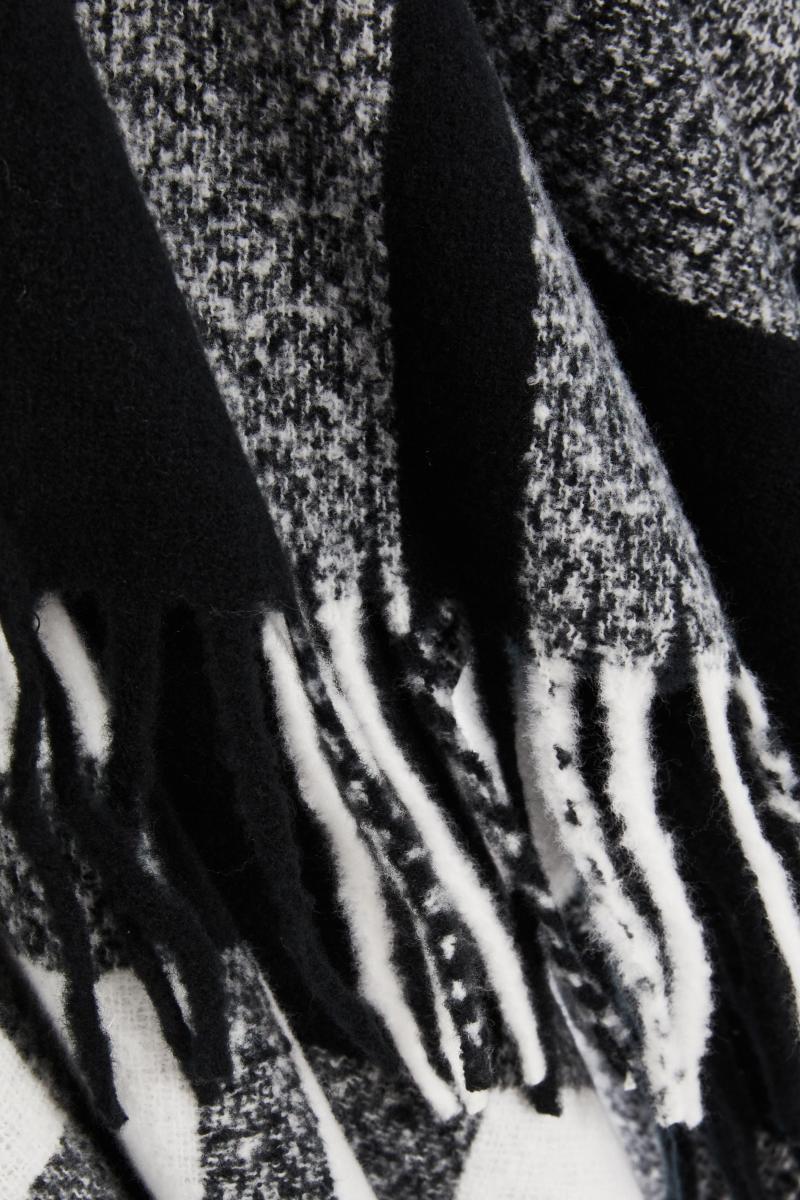 Чорний чеком для друку накидка