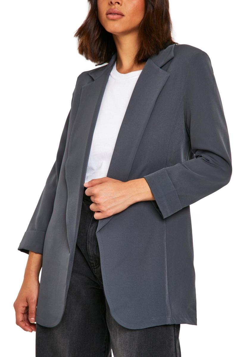 Легкий піджак з плетеними манжетами