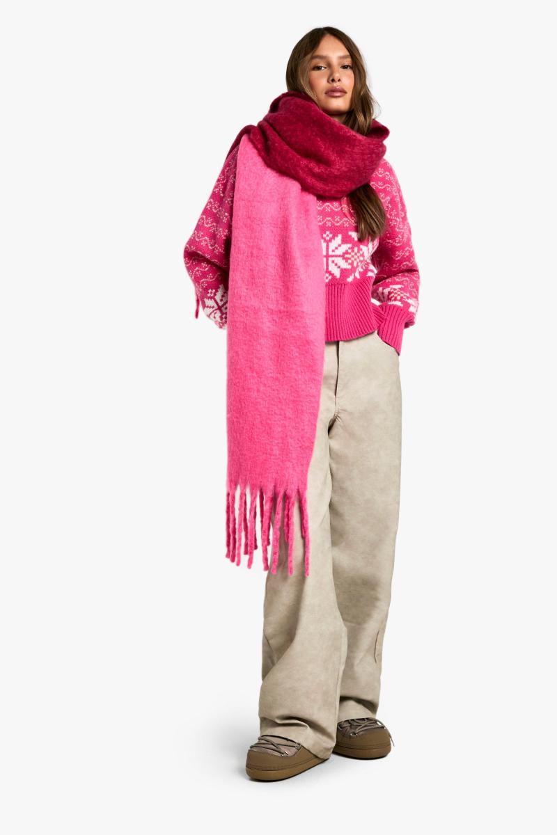 Контрастний трикотажний джемпер преміум-класу Fairisle