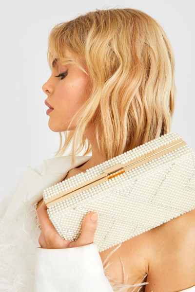 Сумка-клатч преміум-класу з перлами та діамантами