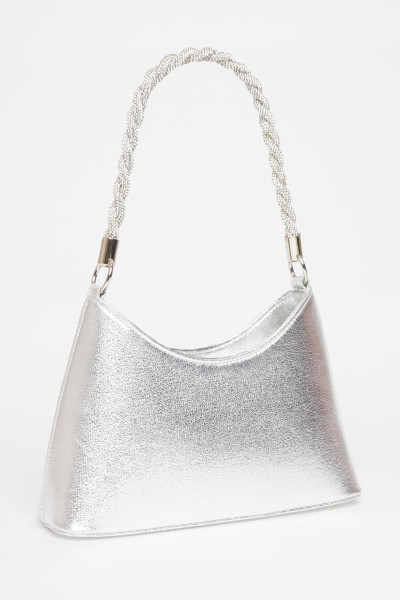 Срібний діаманте поворотний мішок