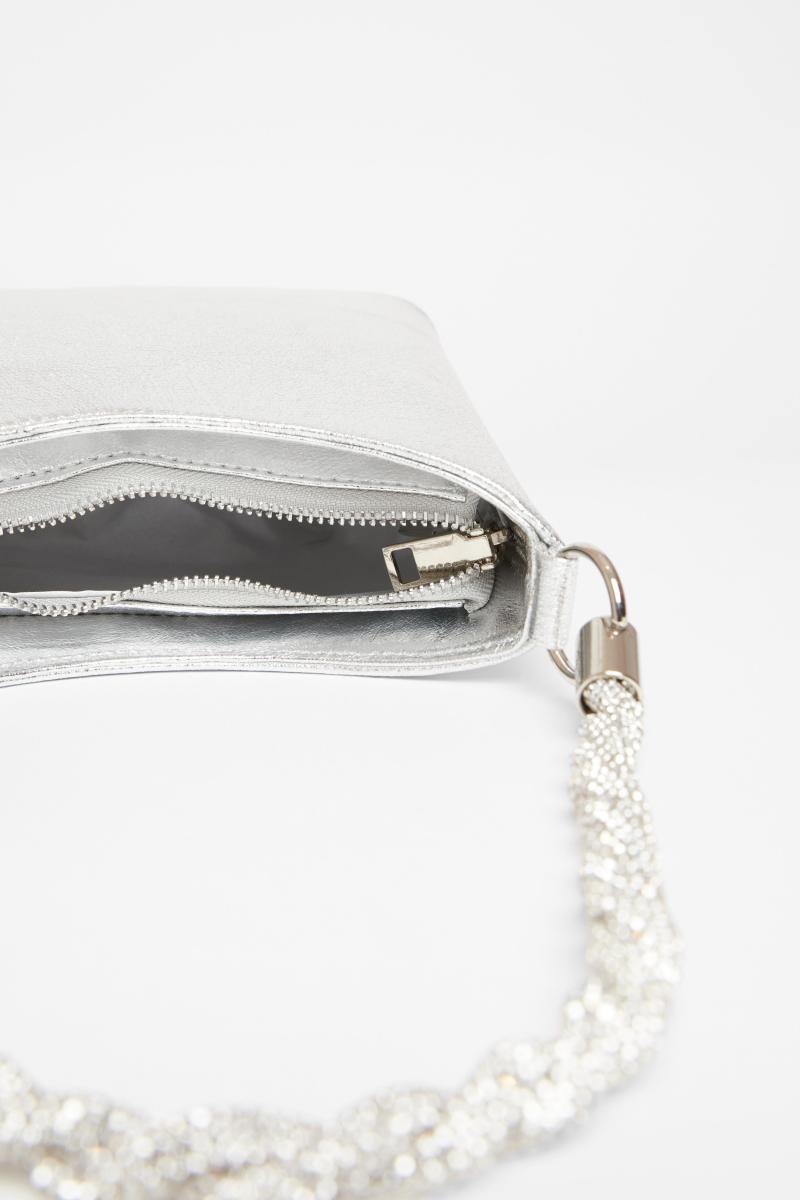 Срібний діаманте поворотний мішок