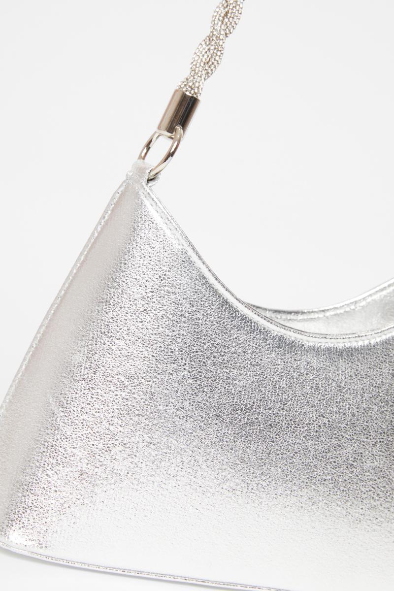 Срібний діаманте поворотний мішок